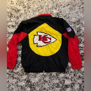 90s Vintage RARE Kansas City NFL Authentic Pro Line by Apex One windbreaker